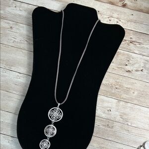 Cato Silver Pendant Necklace
